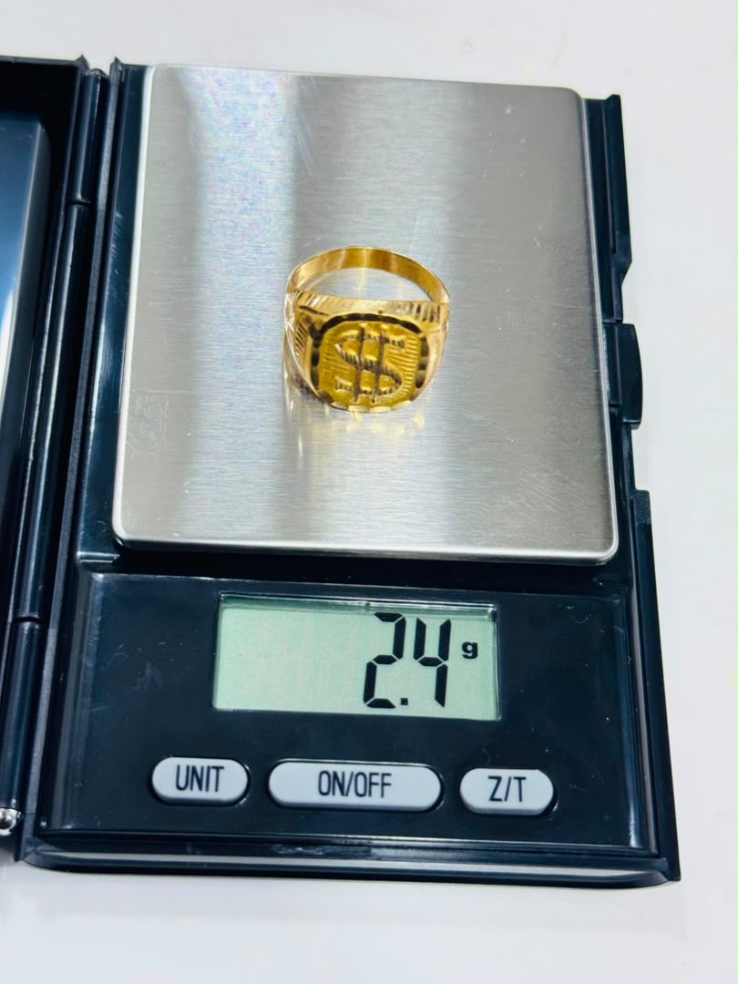 Dollar Signet Ring — 2.4g